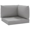 Aghana Digitals 3-Piece Grey Oxford Fabric Rectangular Pallet Cushions: Indoor/Outdoor Comfort, - 2 of 4