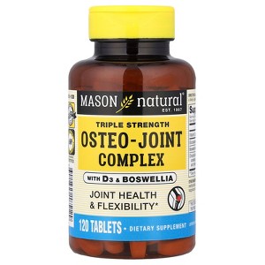 Mason Natural Osteo-Joint Complex with D3 & Boswellia, Triple Strength, 120 Tablets - 1 of 4