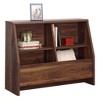 Homy Casa Low Bookcase with Divided Shelves for Living Room, Bedroom or Kids’ Study Area, Brown - 4 of 4