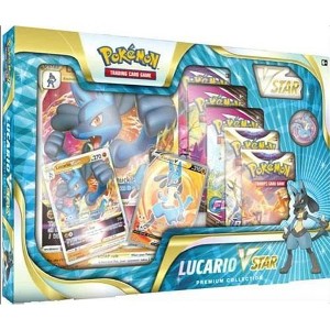 Pokemon Lucario Vstar Premium Collection Box - 6 Booster Packs - 1 of 2