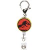 Jurassic Park Rubber Dino Design Badge Reel ID Badge Holder Retractable Lanyard - 3 of 4