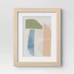 8" x 10" Abstract Under Glass Framed Wall Poster Prints - Threshold™