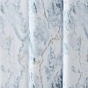 LunaLulinlk 15-Piece Marble Polyester Shower Curtain Set, Blue - 3 of 4