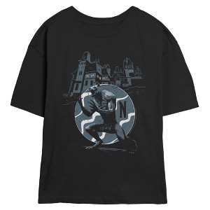 Juniors Wednesday Werewolf Landscape T Shirt - 1 of 2