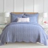 Martha Stripe Blue Quilt Set - Levtex Home - 2 of 4