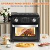 ELJGET 10QT Air Fryer Oven for 1-3 People, Perfect Holiday Gift, Multi-Cooker with Baking & Roasting Tray, Black - 3 of 4