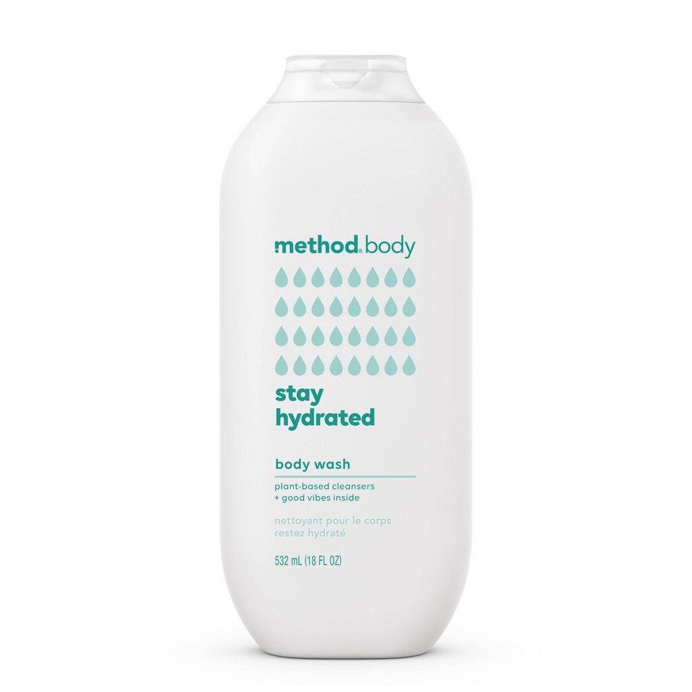 Photos - Shower Gel Method Stay Hydrated Body Wash - 18 fl oz 