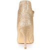 Allegra K Women's Cutout Sparkly Glitter Pointed Toe Stiletto Heel Ankle Boots - 4 of 4