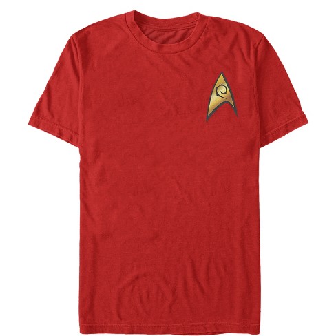 Men's Star Trek Operations Starfleet Badge T-shirt : Target