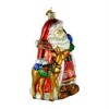 Old World Christmas Glass Blown Ornament for Christmas Tree, Nordic Santa - 3 of 3