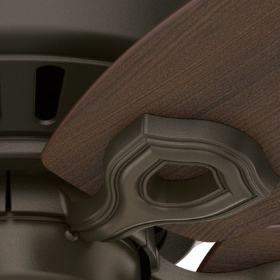 42" Bronze Low Profile Ceiling Fan with LED Light Kit