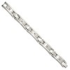 Chisel Stainless Steel Brushed and Polished 8.25" Bracelet, Money Clip and Key Ring Set - 4 of 4