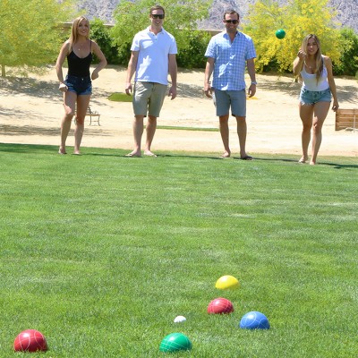 GoSports Multicolor Resin Bocce Ball Set with Carrying Case