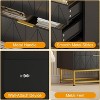 4 Drawer Dresser for Bedroom, Modern Chest of Drawers Organizer Storage with Metal Handles, Small Dresser Storage Cabinet for Bedroom - 4 of 4