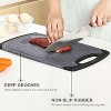 Plastic Cutting Board, 3 Pieces Dishwasher Safe Cutting Boards with Juice Grooves, Easy Grip Handle, Non-Slip. - 2 of 4