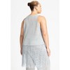 ELOQUII Women's Plus Size Crochet Fringe Sweater Tank - 4 of 4