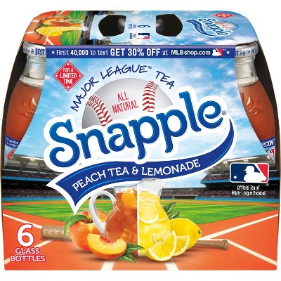 Snapple Peach Tea - 6pk/16 Fl Oz Bottles : Target