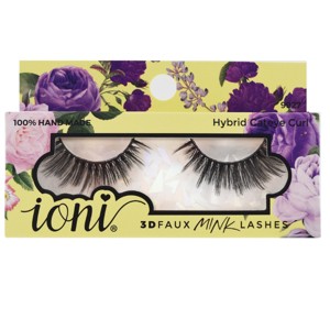 IONI Collector's Premium Edition 3D Faux Mink Lash Hybrid Cateye Curl (Pack of 12) - 1 of 3