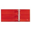 Avery Heavy-Duty Binder with One Touch EZD Rings 11 x 8 1/2 3" Capacity Red 79583 - 4 of 4