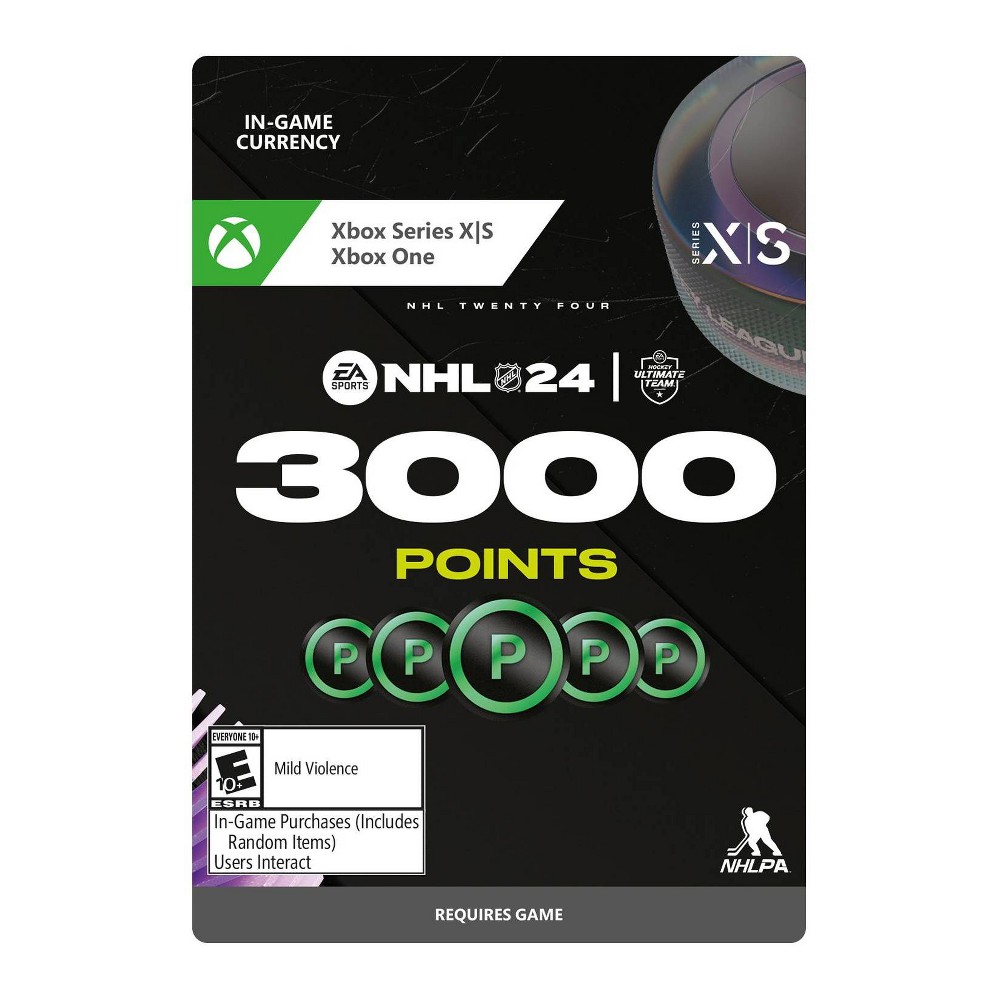 Photos - Console Accessory Microsoft NHL 24: 3,000 NHL Points - Xbox Series X|S  (Digital)