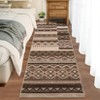 Washable Modern Geometric Patchworked Area Rugs, Soft Non Slip Contemporary Floor Carpet for Home Office - 2 of 4