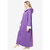 Dreams & Co. High Pile Fleece-Lined Long Hooded Robe - 4 of 4