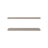 OUTSUPPLY 2 Pcs Floating Shelves, Wall Shelves for Bedroom, Bathroom, Living Room with Easy Installation - 4 of 4