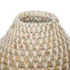 13'' x 14'' Seagrass Woven Vase Brown- Olivia & May: Handcrafted Bohemian Decor, Tabletop Amphora Vase - 3 of 4