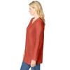 Woman Within Perfect Long-Sleeve V-Neck Tunic - 4 of 4