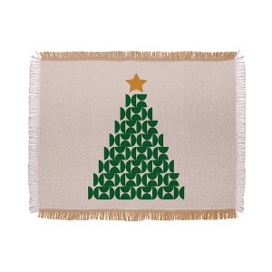 Daily Regina Designs Winter Market 05 Festive Christmas 56"x46" Woven Throw Blanket - Deny Designs - 1 of 4