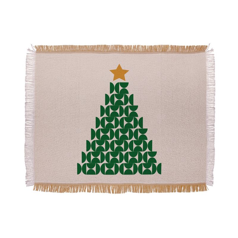 Daily Regina Designs Winter Market 05 Festive Christmas 56"x46" Woven Throw Blanket - Deny Designs, 1 of 6