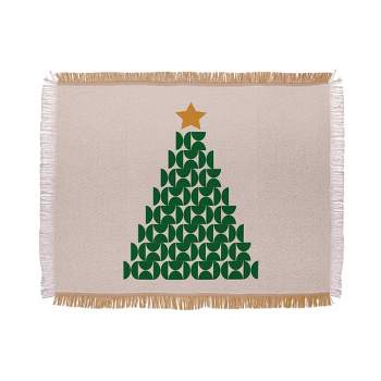 Daily Regina Designs Winter Market 05 Festive Christmas 56"x46" Woven Throw Blanket - Deny Designs