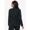 Jessica London Women's Plus Size Cinch Back Bi-Stretch Blazer - 3 of 4