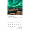 BrownTrout Aurora Borealis 2026 12"x24" Hanging Square Wall Calendar Plastic-Free - 4 of 4