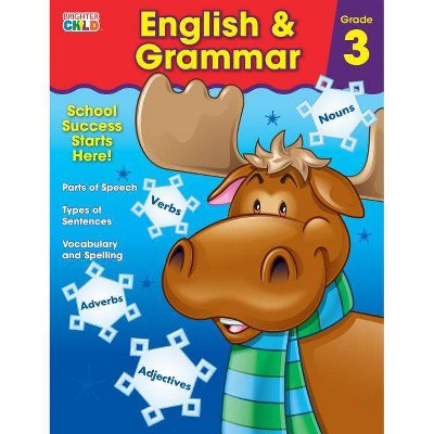 English & Grammar Workbook, Grade 3 - (Paperback)