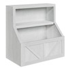 Wooden Toy Storage Organizer with Cabinet & Shelf, Floor Standing Bookcase for Kids Room, Playroom, Nursery - 2 of 4