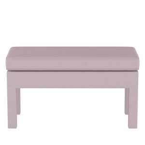 Upholstered Bench in Linen Smokey Quartz Purple - Threshold