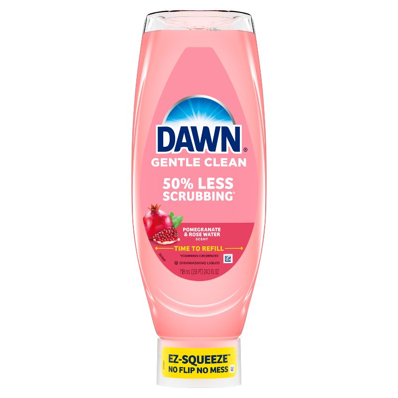 Dawn Pomegranate &#38; Rose Water Gentle Clean EZ-Squeeze Dishwashing Liquid Dish Soap - 24.3 fl oz, 3 of 16