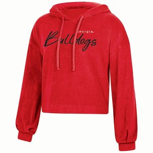 NCAA Georgia Bulldogs Women's Terry Hooded Sweatshirt - 1 of 3