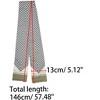 Allegra K Women's Graffiti Polka Dot Stripe Skinny Wrap Hairband Neck Scarves Neckerchief - 3 of 4