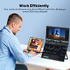 UPERFECT 18.5 inch Dual-Screen Touch Portable Monitor IPS, 100H, 1080P HDR, Gravity Sensor Auto-Rotation, USB-C & Mini HDMI, Built-in Stand & VESA - 3 of 4
