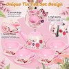 Tea Party Set , 49PCS Princess Tea Time Toys, Kitchen Pretend Playset, Montessori Toys - 4 of 4
