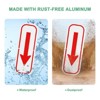 Unique Bargains Aluminum Reflective Outdoor Garden Arrow Signs 1 Pc - 4 of 4