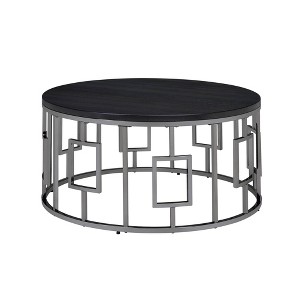 Kendall Round Coffee Table Chrome - Picket House Furnishings, Silver