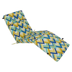 Blazing Needles, 72-inch by 24-inch Polyester Outdoor Chaise Lounge Cushion - 1 of 1