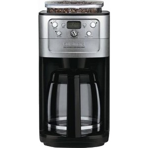 Cuisinart Grind & Brew 12 Cup Coffeemaker, Chrome, Factory Refurbished - 1 of 4