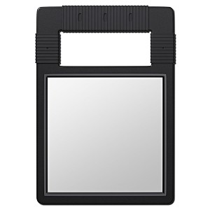 TASALON Salon Hand Mirrors with Handle - Unbreakable Handheld Mirror - Black - 1 of 4