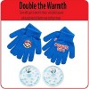 Nintendo Super Mario Bros. Winter Hat 2 Pair Gloves (Toddler/Little Boys) With Handwarmers - 3 of 4