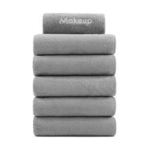 Arkwright Makeup Remover Fingertip Towels (Pack of 6) - Soft Coral Fleece Microfiber - 1 of 4