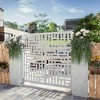 Lirago Outdoor Privacy Screen Privacy Fence Fence Panels Metal Garden Fencing - 72x47 - 3 of 4